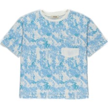Panço Erkek Çocuk Baskılı Cep Detaylı T-Shirt