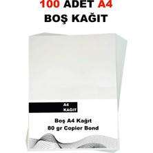 Copier Bond (Ve-Ge) A4 80GR Fotokopi Kağıdı 100 Adet Kağıt (1PK*100 Kağıt)