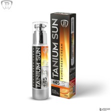 Titanium Tanium Sun Cream Doğal Güneş Koruyucu C Vitamin Ile +45 Spf  Lüks ambalaj krem