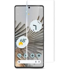 Microcase Google Pixel 6 Pro Full Ekran Koruma Curved 3D Pet Film - AL3283
