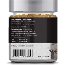 Pruf Altın Süt Baharatı Golden Milk Spice 145 gr Sağlıklı Cam Kavanoz