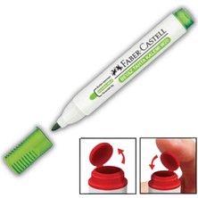 Faber-Castell Yeşil Yazı Tahta Kalemi Doldurulabilir ve Silinebilir W-20 1 Adet Faber Yazı Tahta Kalemi
