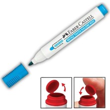 Faber-Castell Açık Mavi Yazı Tahta Kalemi Doldurulabilir ve Silinebilir W-20 1 Adet Faber Yazı Tahta Kalemi