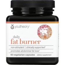 Youtheory Daily Fat Burner, 60 Vegetarian Kapsül