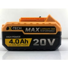 X-Tech Sgs Plus (Oem) 20V 4.0AH Li-Ion Akü