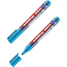 Edding 360 Beyaz Tahta Kalemi Açık Mavi 3’lü