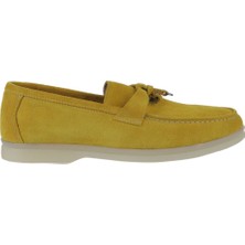 Bueno Shoes Sarı Süet Kadın Loafer 05WS101