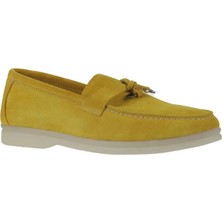 Bueno Shoes Sarı Süet Kadın Loafer 05WS101