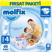 Molfix Bebek Bezi 4 Beden Fırsat Paketi 60 Adet