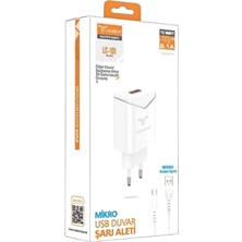 Telekspertiz Lucatech LC-101 12W 2.1A Şarj Seti Lucatech LC-101 Mikro Set Şarj