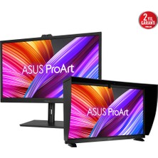 ASUS PROART PA32DC 32" 60Hz 0.1MS ( DP HDMI USB-C USB MM) 99% DCI-P3, OTOMATİK KALİBRASYON, HDR-10, HLG  OLED 4K 3840x2160  VESA MONİTÖR (PA32DC)