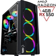 Gameline RX04 Ryzen 5 5500 32GB Ddr4 256GB SSD RX550 4gb Masaüstü Oyuncu Bilgisayar