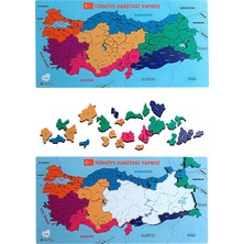 Ürkiye Haritası Yapboz Puzzle Eğitici Oyuncak
