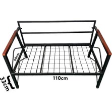 Vinda Mobilya Simetri Model, Metal Bahçe Takımı, 2+1+1