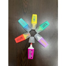 Rubenis Pastel 6 Renk Yazılı 36'lı Kavanozda Fosforlu Kalem