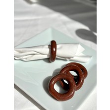 Kabile Seramik Vintage Seramik Peçete Yüzüğü Servis