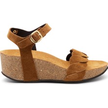 Frau Kadın Sandalet 59D3 Frau Suede-S Leather Sigaro