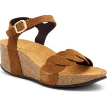 Frau Kadın Sandalet 59D3 Frau Suede-S Leather Sigaro