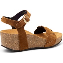 Frau Kadın Sandalet 59D3 Frau Suede-S Leather Sigaro