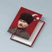 Saturndesign Mustafa Kemal Atatürk Kanvas Tablo 40X55CM Osmanlı Subay Üniforması ile Dekoratif Tablo