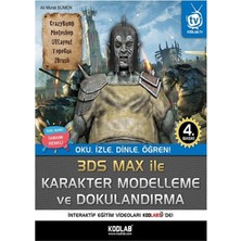 Enine Boyuna Eğitim 3D Studıo Max İle Karakter Modelleme Renkli