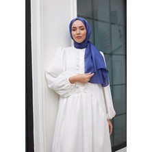 Moda Mevsimi Janjan Abiye Şal Gece Mavisi