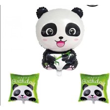 Kidspartim Panda Folyo Balon 3 Lü Set
