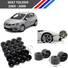 Otozet - Seat Toledo Bijon Civata Kapağı Siyah Renk 20 Adetli Set 17MM 1K06011739B9