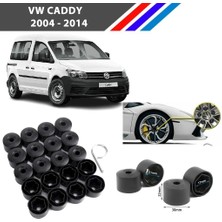 Otozet - Vw Caddy Bijon Civata Kapağı Siyah Renk 20 Adetli Set 17MM 1K06011739B9