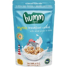 Humm Organic Tam Tahıllı & Ballı Organik Kahvaltılık Gevrek 4 x 80 gr