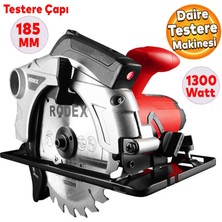 Rodex RDX3821 Daire Testere Sunta Kesme Testere Daire Testere 185 mm 1300 W