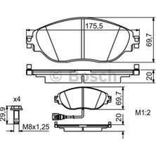 Valeo Golf 7 Ön Fren Balata Takımı