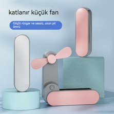 Bigsharp Yeni Mini USB El Katlanır Küçük Fan Taşınabilir Dilsiz Küçük Fan Şarj Hazinesi Ikisi Bir Arada Yaratıcı Hediye (Yurt Dışından)