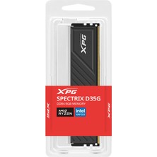 Xpg Gammix D35 16 GB Rgb Ddr4 3200MHZ CL16 AX4U320016G16A-SBKD35G Siyah Tek Modül Ram