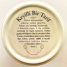 Egeye Dönüş Kaya Koruğu Konserve - (Meze ve Salata Için Yemeğe Hazır Kaya Yosunu Ege Otları Kavanoz) - 400 Gr.