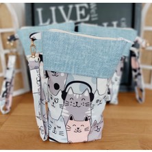 Aduşka Asansörlü Kalem Kutusu (Kedili)