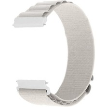 Dlrcase Kieslect Lora Armband Ayarlanabilir Kademeli Naylon HS25 Bej