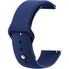 Smcase Garmin Forerunner 265 Armband Mat Klasik Silikon Krd 11 Lacivert
