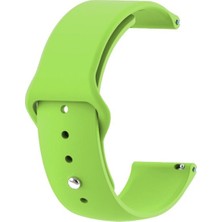Smcase Garmin Forerunner 265 Armband Mat Klasik Silikon Krd 11 Yeşil