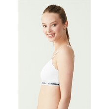 U.S. Polo Assn. 66116 Kadın Beyaz Cuplu Büstiyer