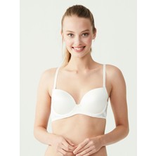 U.S.POLO 66142 BAYAN KULAKSIZ İÇİ BOŞ EKRU SÜTYEN