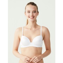 U.S.POLO 66142 BAYAN KULAKSIZ İÇİ BOŞ BEYAZ SÜTYEN