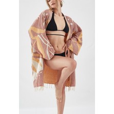 Wellsoftline Softline Organik Pamuk  Dokuma  Tasarım Plaj Kıyafeti/kaftan /kimono /desing Caftan