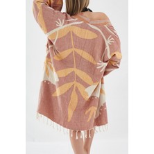 Wellsoftline Softline Organik Pamuk  Dokuma  Tasarım Plaj Kıyafeti/kaftan /kimono /desing Caftan