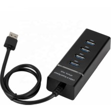 Hiqonic USB Çoklayıcı 3.0 Hub 4 Adet Giriş Yüksek Hızlı Veri ve Dosya Aktarımı Çoğaltıcı