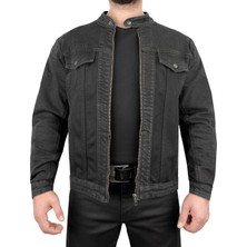 The Biker Jeans Grey Ice Korumalı File Motosiklet Kot Montu Erkek