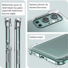 One Plus 9 Pro Şeffaf Darbe Emici Silikon Kapak Kılıf Voyo