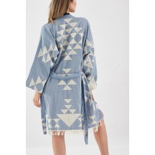 Wellsoftline Softline Organik Pamuk  Dokuma  Tasarım Plaj Kıyafeti/kaftan /kimono /desing Caftan