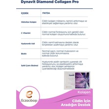 Dynavit Diamond Collagen Pro Çilek Aromalı Hidrolize Balık Kolajeni 30 Saşe 2 Adet