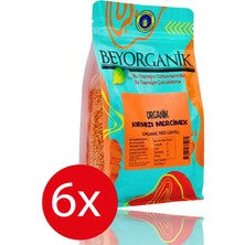 Beyorganik Organik Kırmızı Mercimek 500GR *6 Adet